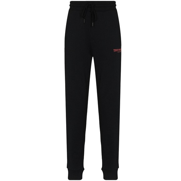 True Religion Welt Pocket Jogger Onyx Black logo-print Size XXL NWT